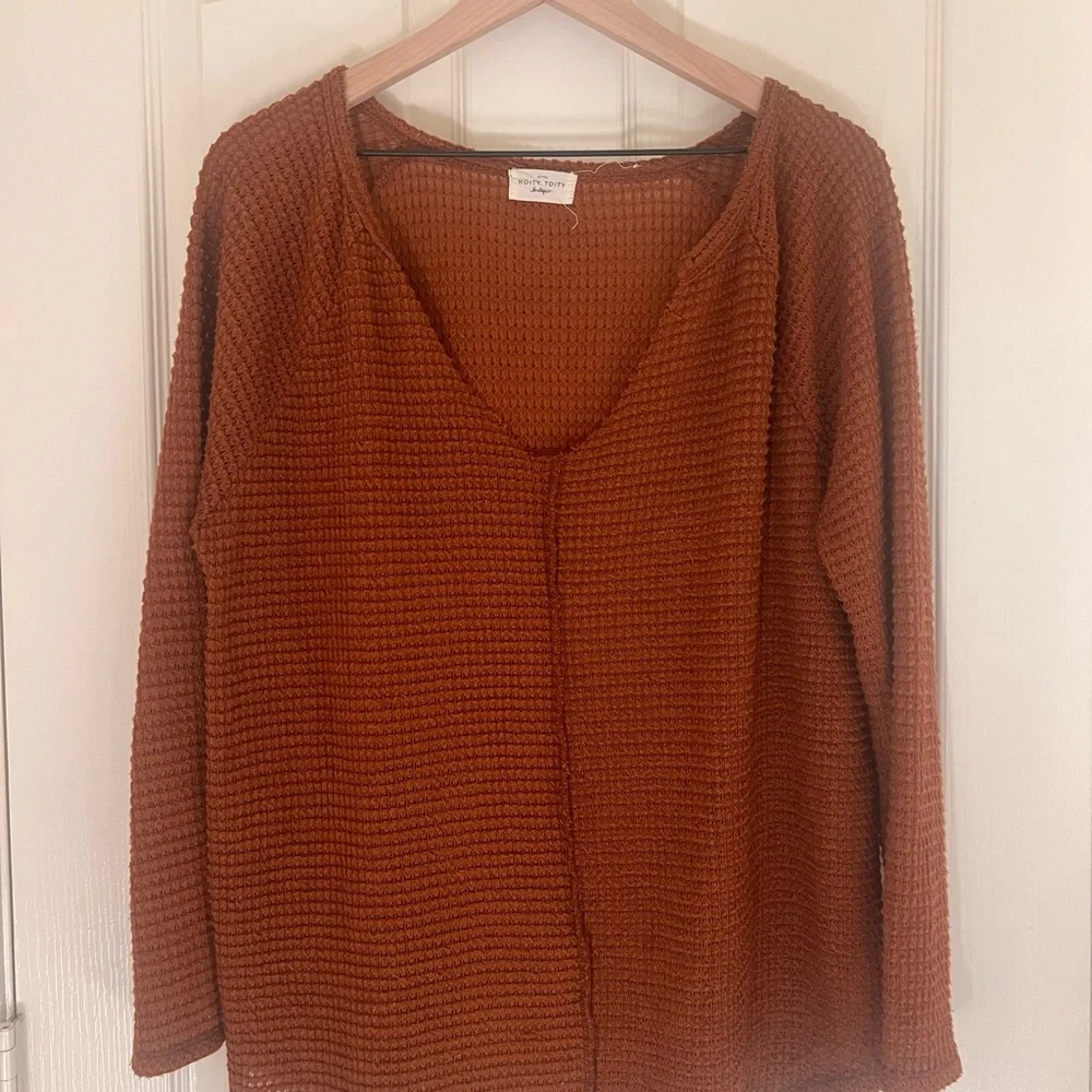 Women's Rust Sweater - Picture 1 of 1